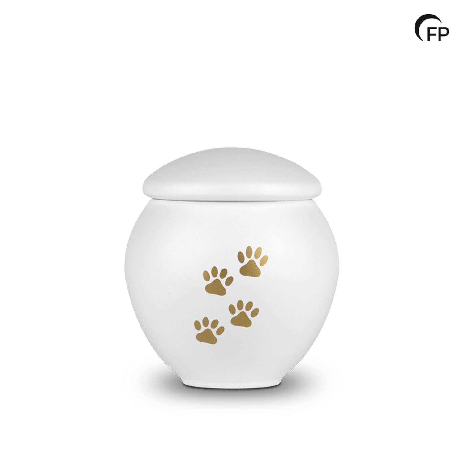 HU 902 L Metaal dierenurn groot – Serenity White