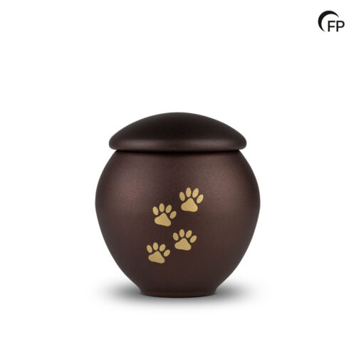 HU 903 L Metaal dierenurn groot - Bronze Memory