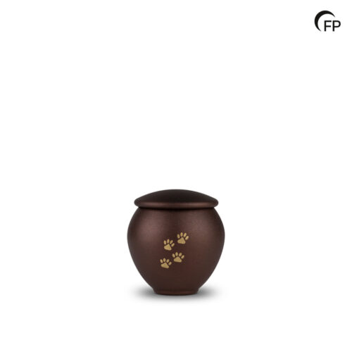 HU 903 S Metaal dierenurn klein - Bronze Memory