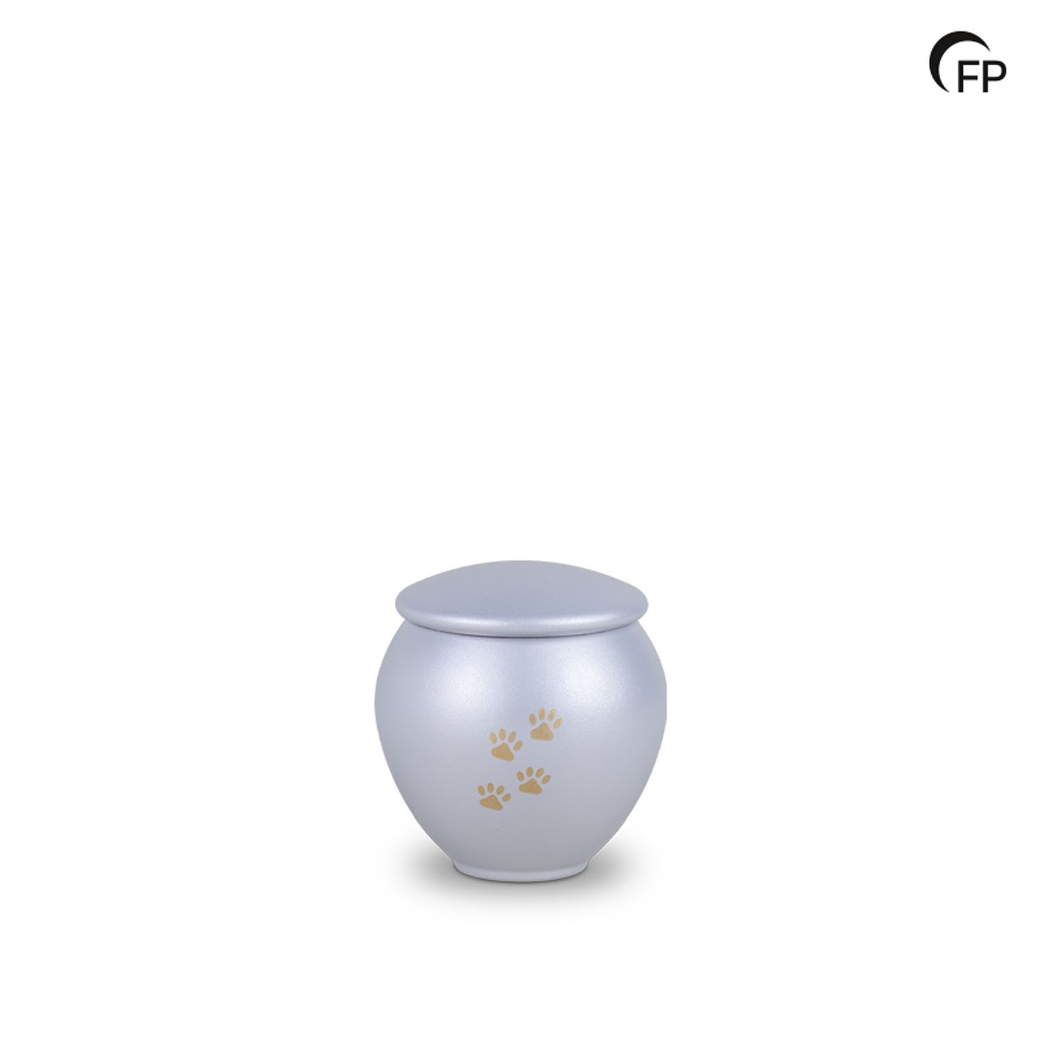 HU 904 S Metaal dierenurn klein – Silver Glow