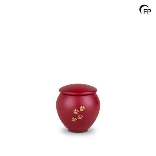 HU 905 S Metaal dierenurn klein - Crimson Soul