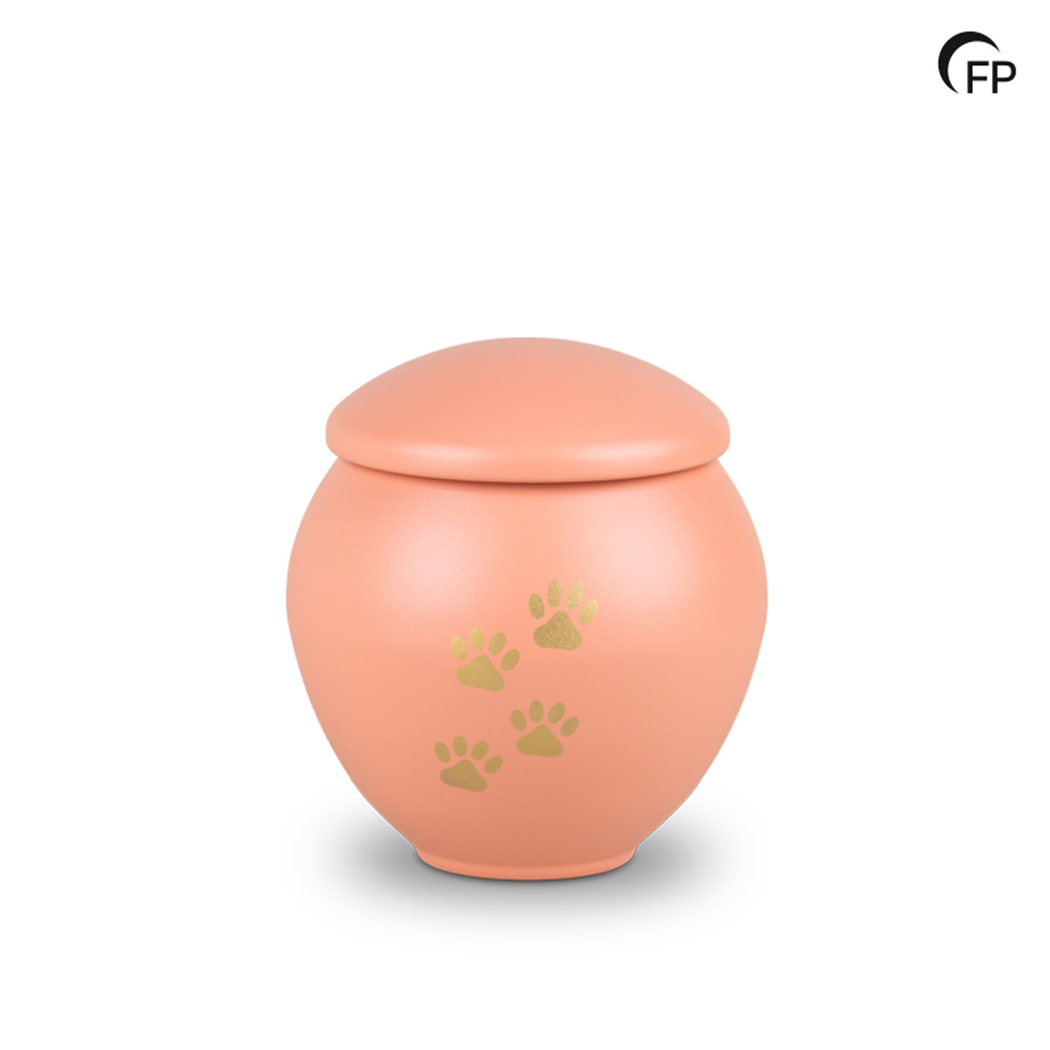 HU 908 L Metaal dierenurn groot – Peach Sunset