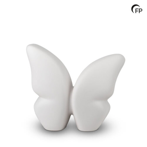 KU 072 M Keramische medium urn Butterfly