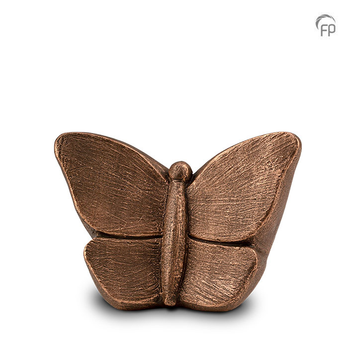 FPU 057 S Keramische kunst urn mini Mariposa