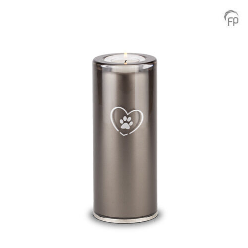 GUP 092 M Glazen dierenurn medium
