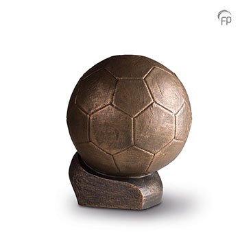UGK 081 B Keramische urn brons De verloren wedstrijd