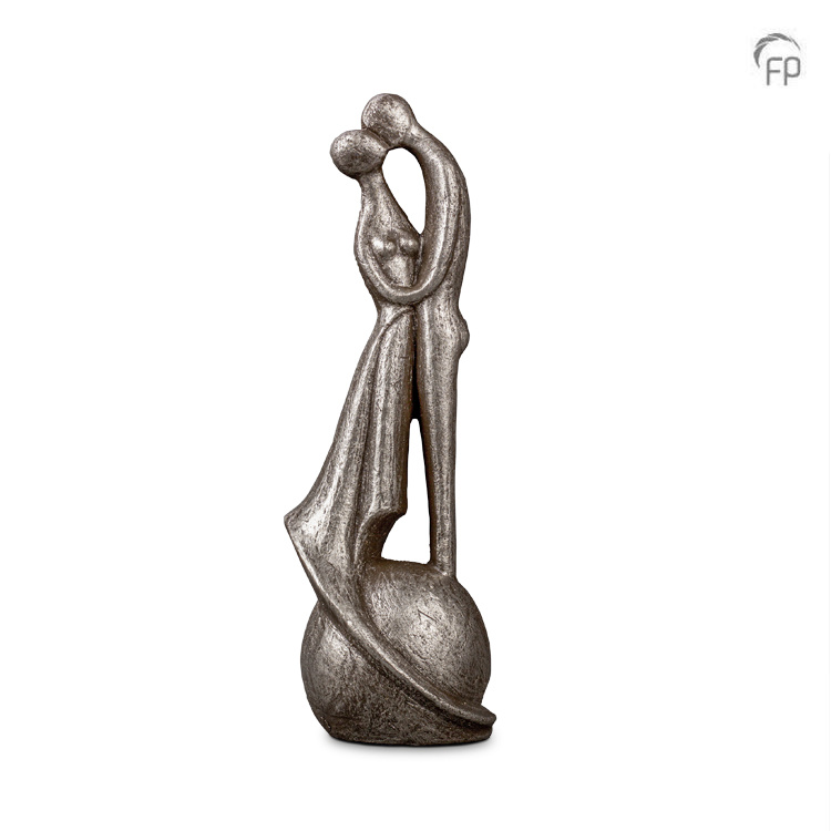 UGKS 504 Keramische urn zilver – I loved and lost you